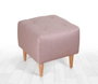 Atelier Del Sofa Puf de Terciopelo Rosa